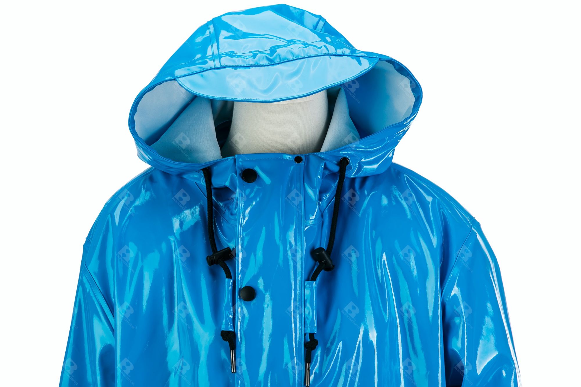 Shiny PU raincoat B4618B